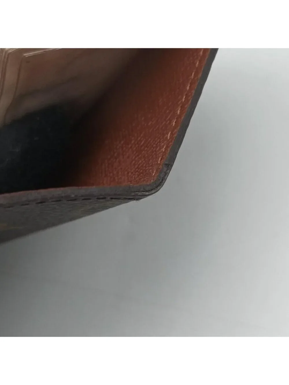 Louis Vuitton Porto Cartes Credit Pression Monogram Brown Canvas Card Holder